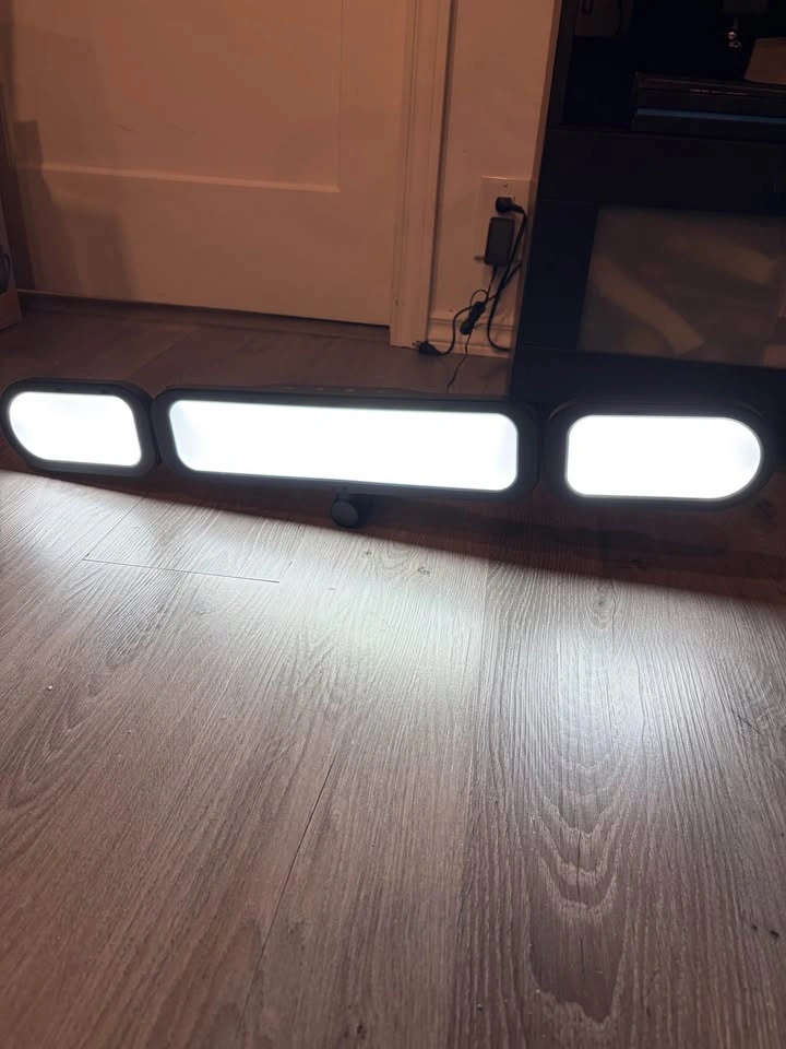 LED Light Panel with Desk Clamp - photo 2