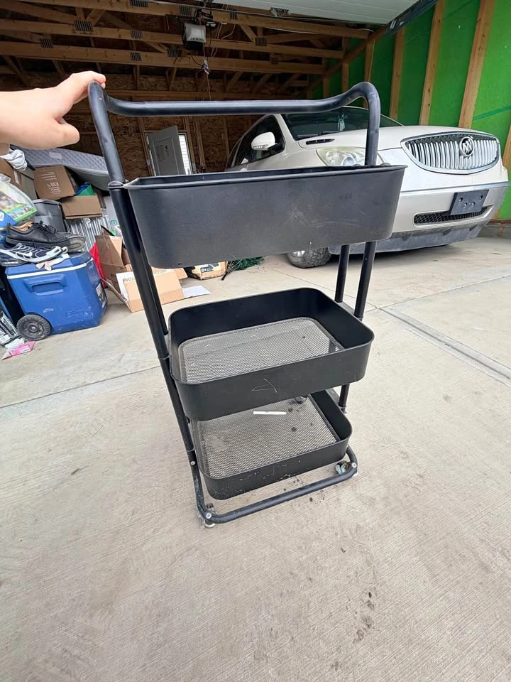 3-Tier Rolling Storage Cart