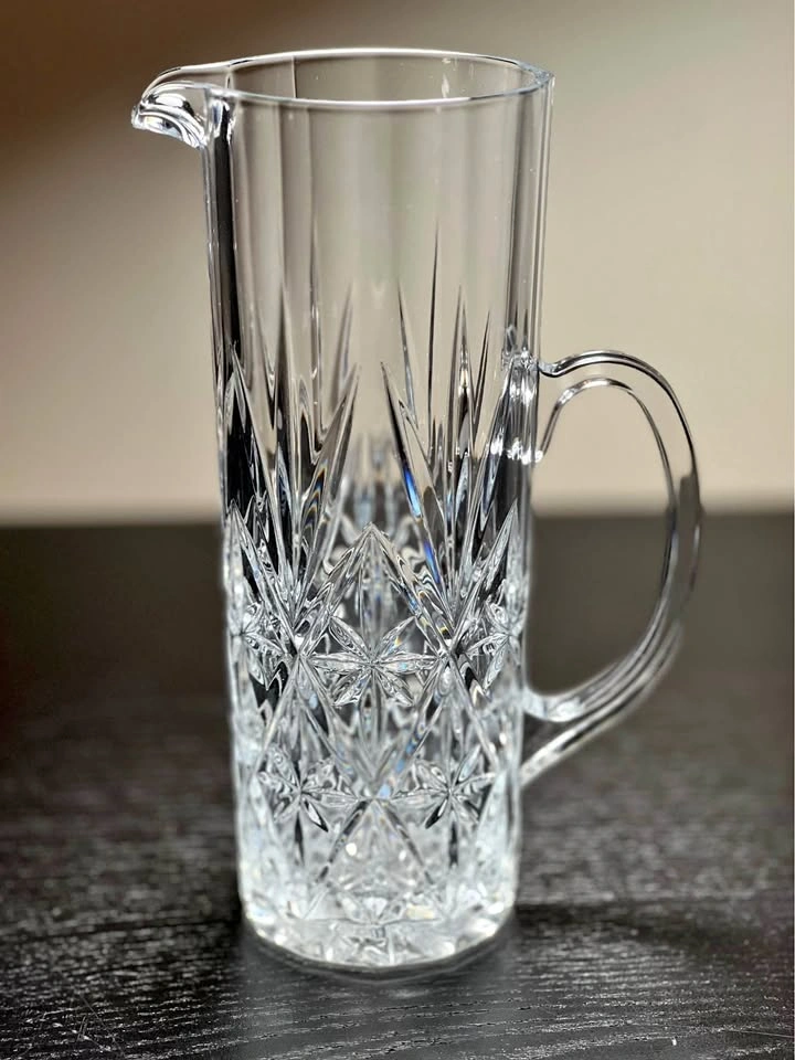 Vintage Chantilly Crystal Pitcher - Cristal d'Arques