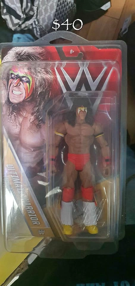 WWE Ultimate Warrior Action Figure w Protector