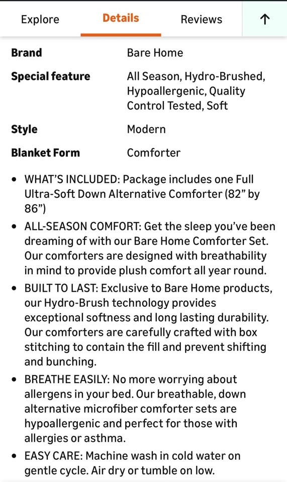 Full Bedding Set (Comforter + Covers + Blanket) - photo 3
