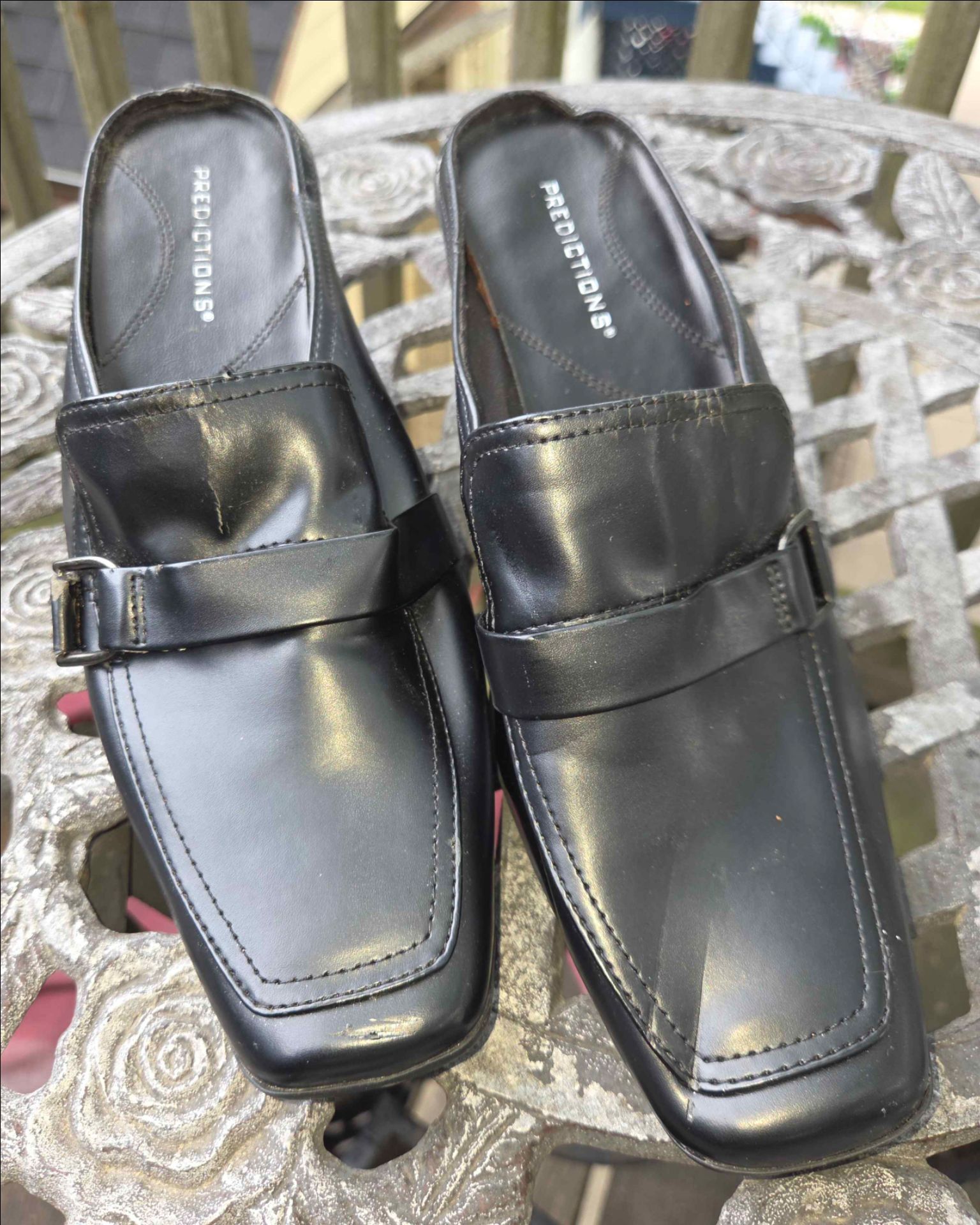 Black Slip-On Heels - photo 3