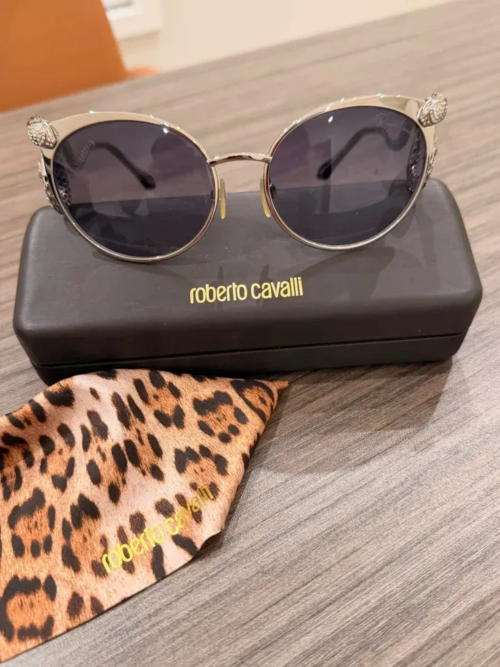 Roberto Cavalli Snake Wrap Sunglasses w/ Case & Cloth - photo 2