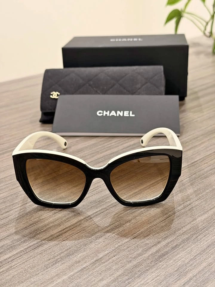 CHANEL Butterfly Glasses w/ Case & Box