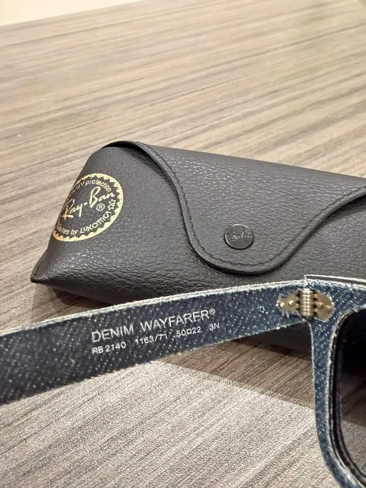 Ray-Ban Denim Wayfarer Sunglasses RB2140 w/ Case
