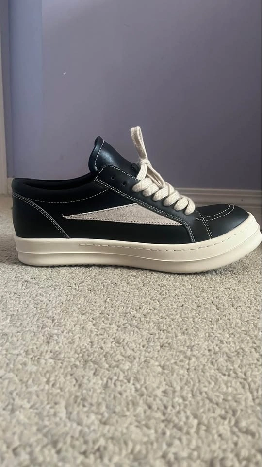 Leather Rick Owen Vans - photo 3