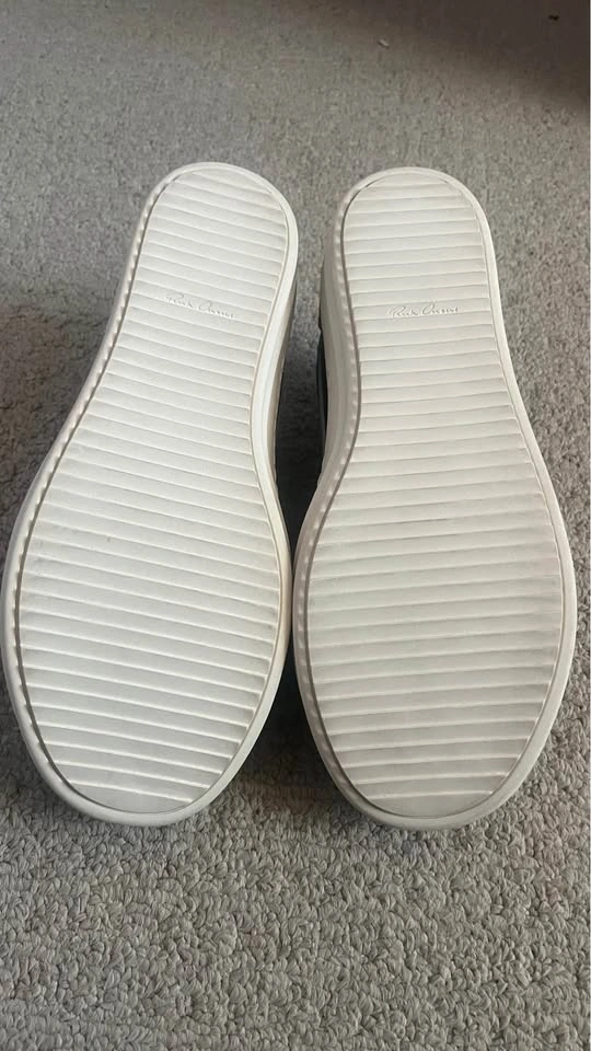 Leather Rick Owen Vans - photo 5