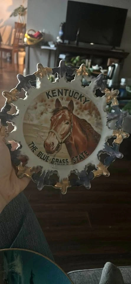 Two beautiful antique plates