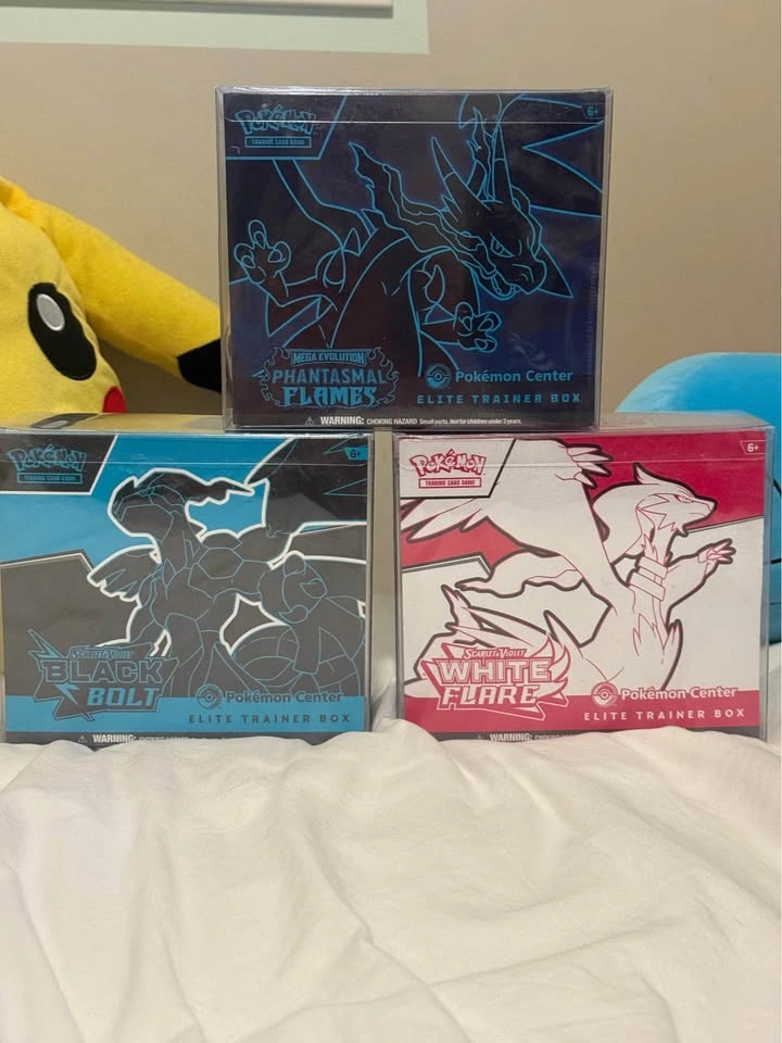 POKEMON SEALED Etbs Booster boxes and mini tins