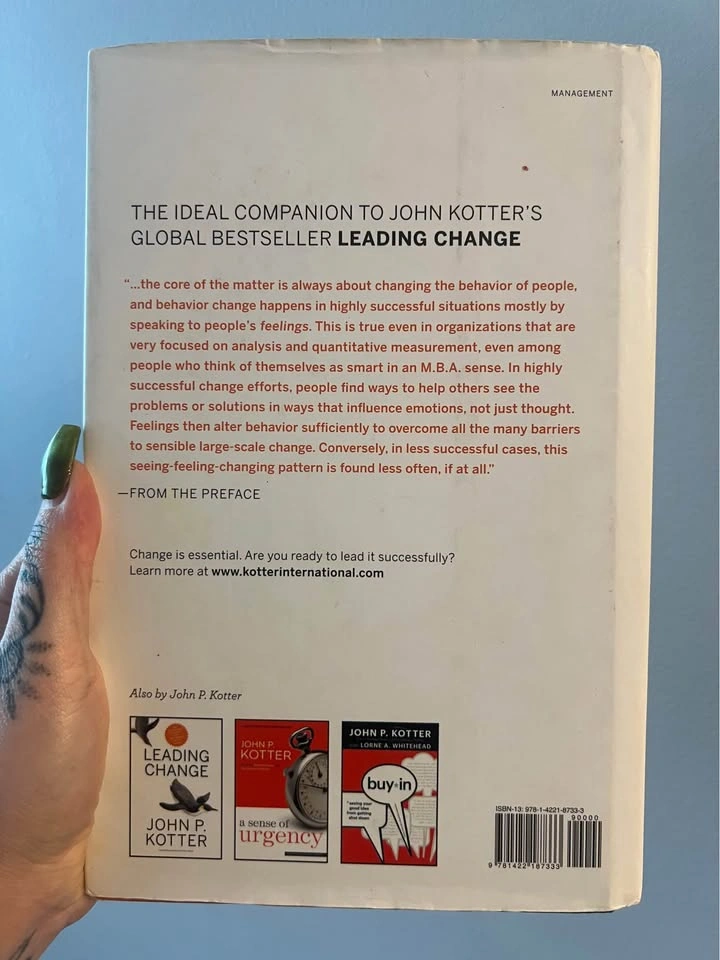 The Heart of Change book on management leadership corporate self - photo 2