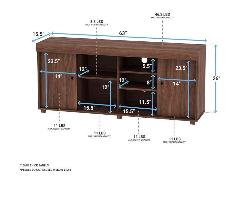 TV STAND with STORAGE - photo 3