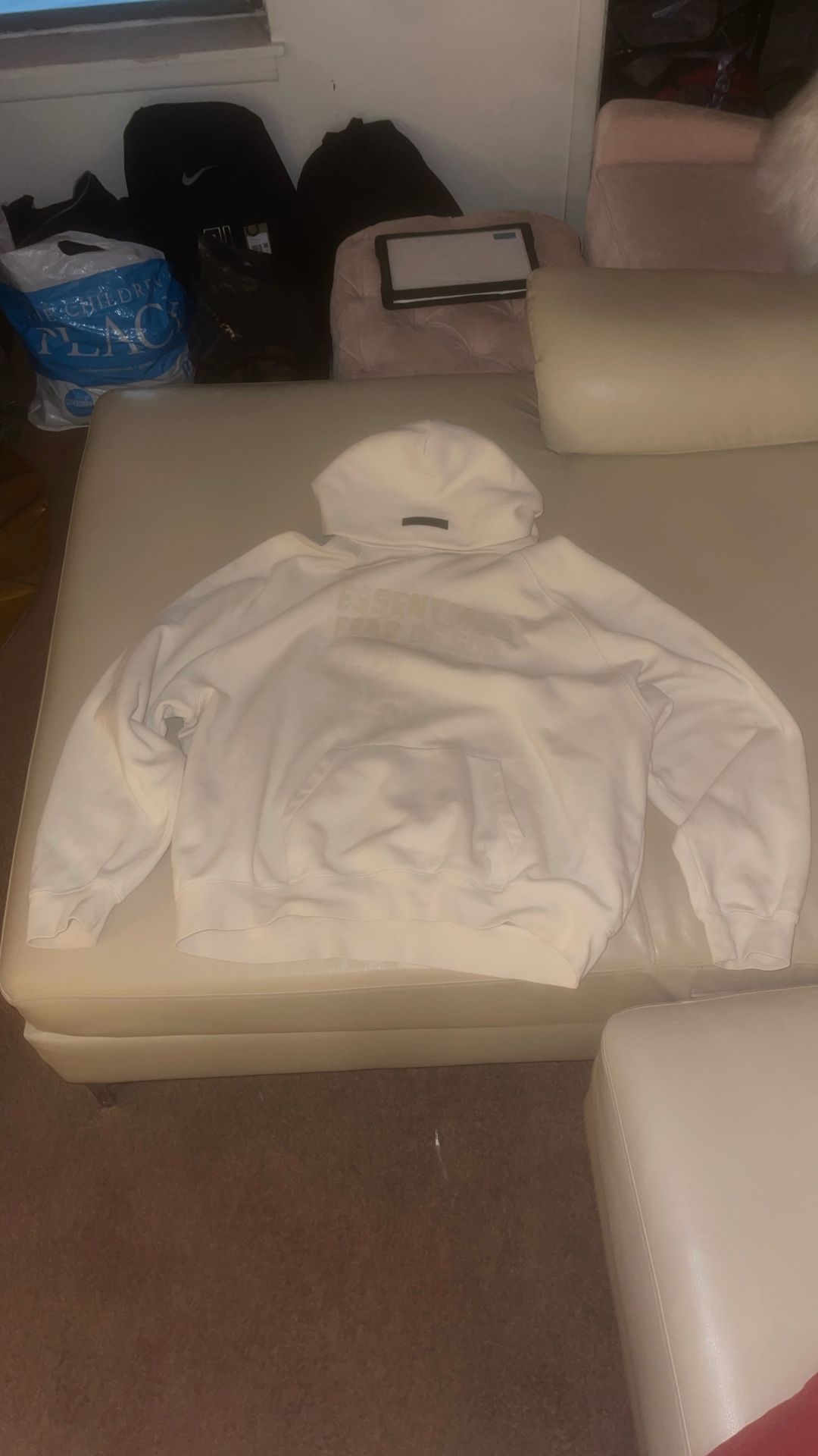 Essentials Fear Of God Hoodie (Eggshell)