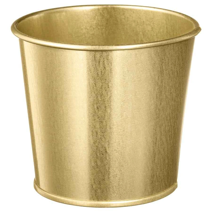 NWT IKEA Planter Pot Bundle DAIDAI Brass + 2 SOJABÖNA White - photo 3