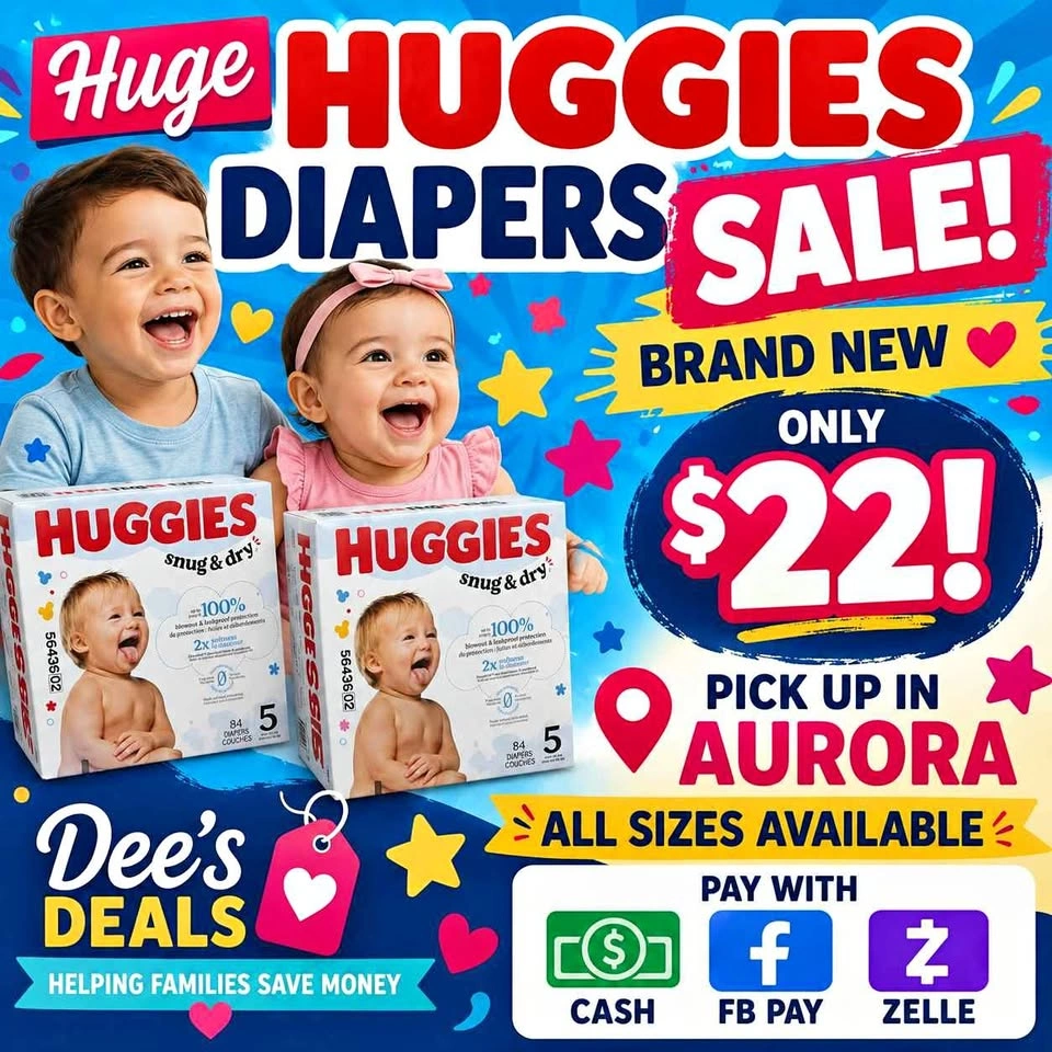 Huggies Diapers Sale ONLY $22 A BOX