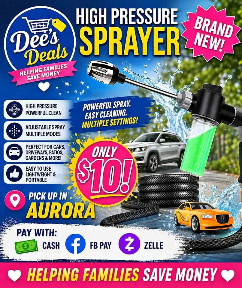 Power Sprayer for House, Car, and More! BRAND NEW