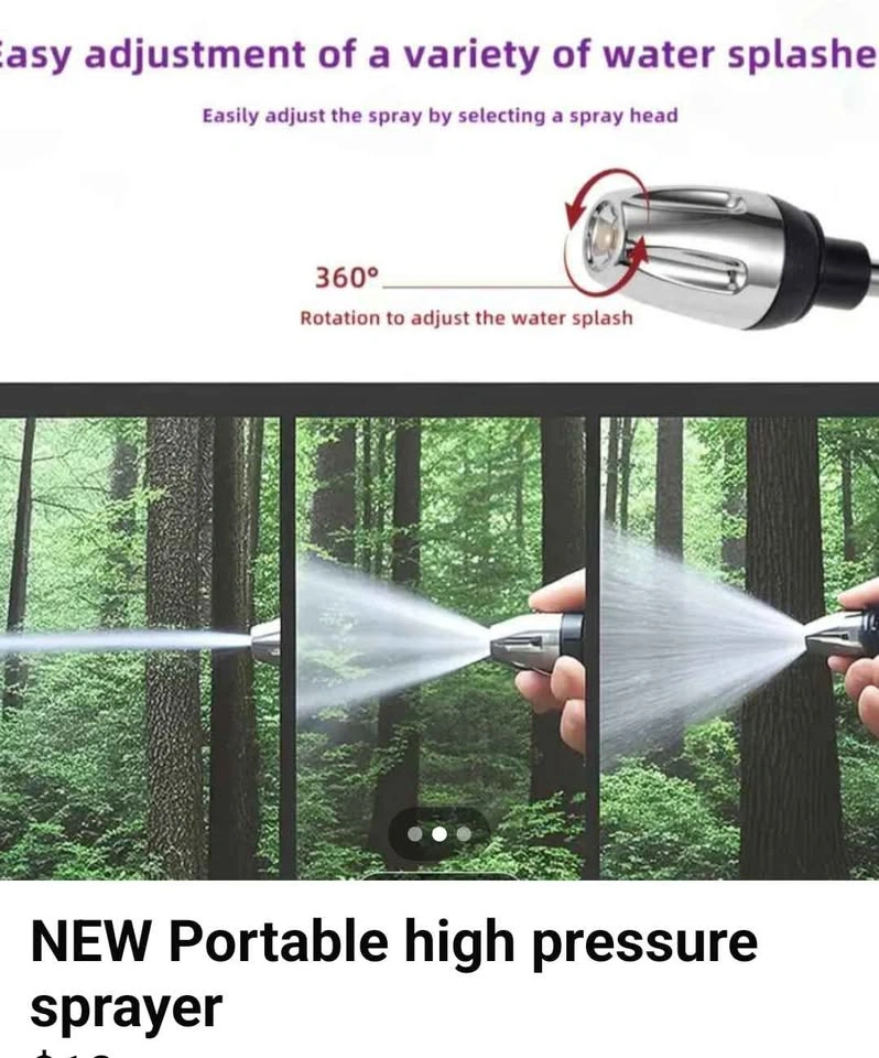 Power Sprayer for House, Car, and More! BRAND NEW - photo 3