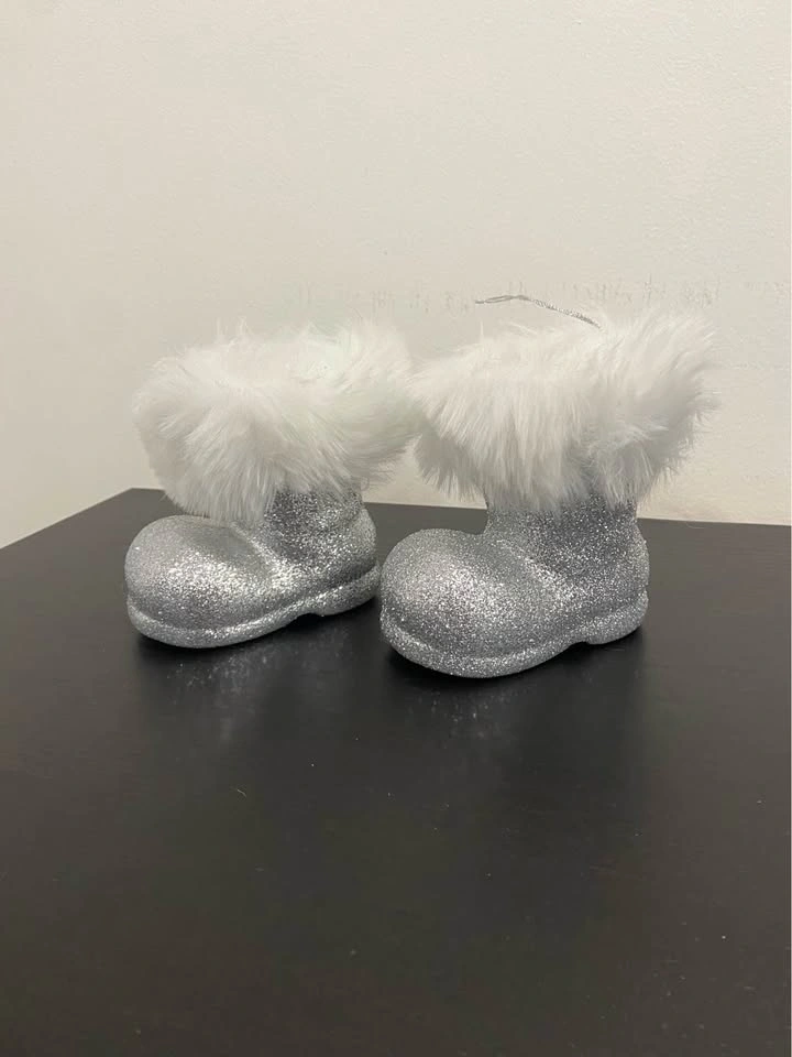 Christmas Decor Santa Boots - photo 2