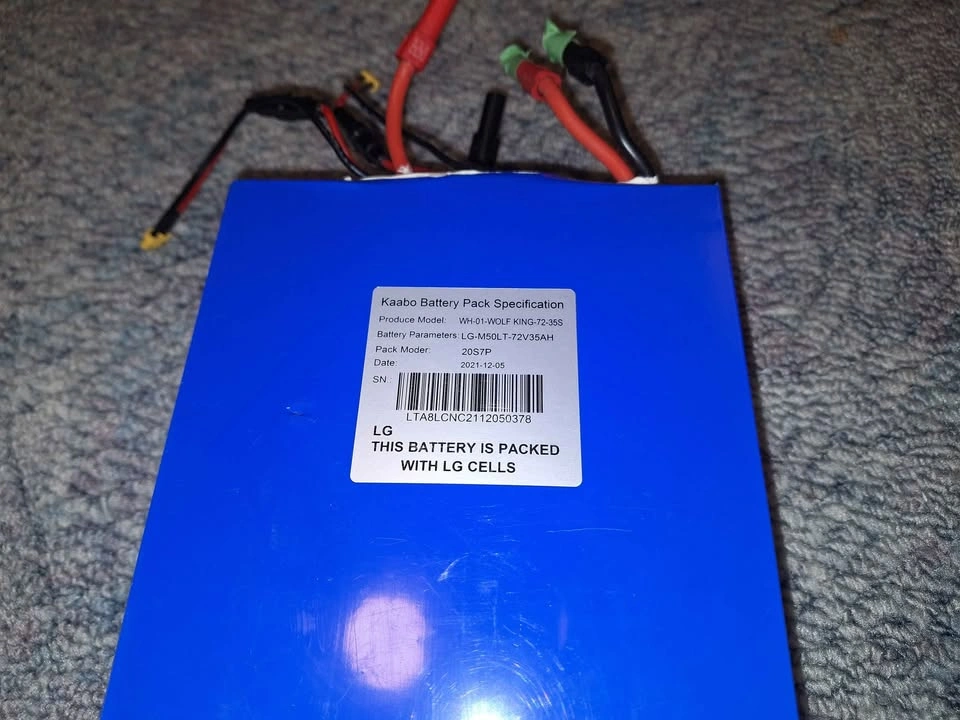 Kaabo Wolf King GT eScooter 72V 35Ah LG Battery - photo 2