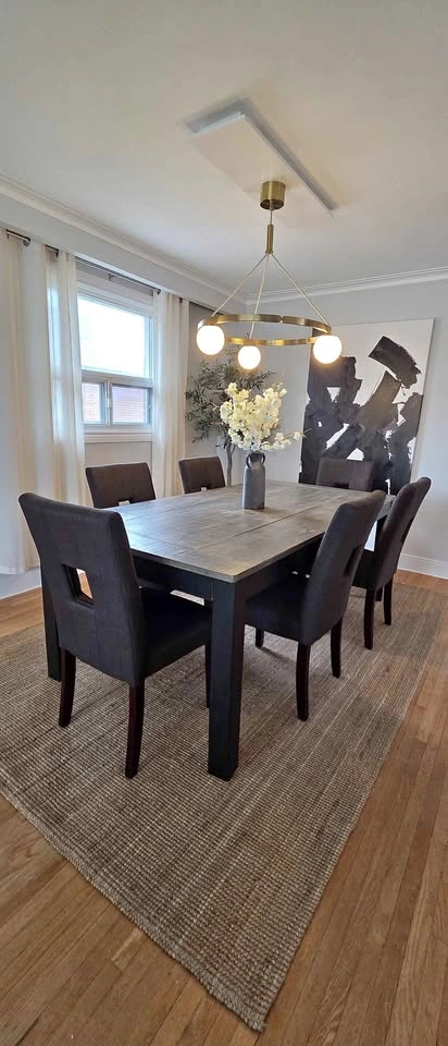 7 foot Barnboard Dining room table