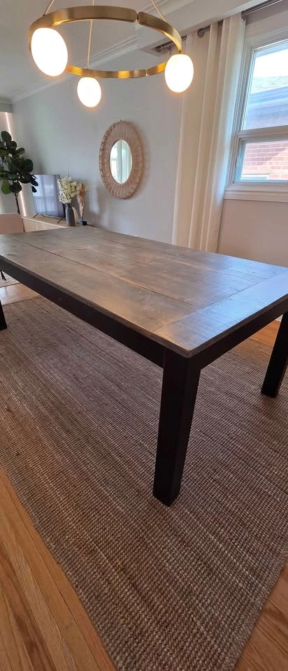 7 foot Barnboard Dining room table - photo 5
