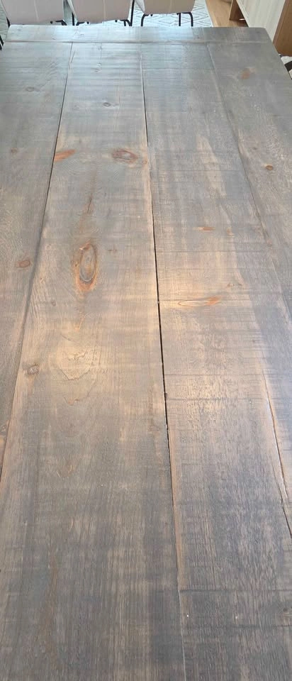 7 foot Barnboard Dining room table - photo 5