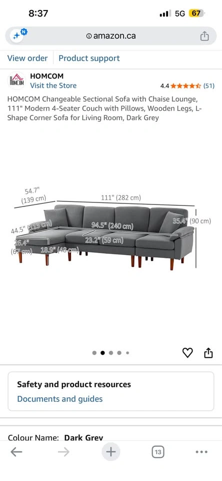 Sectional sofa - photo 5