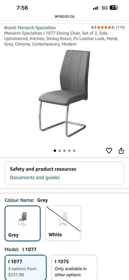 Dining Chair Set - 6 Chairs - photo 2