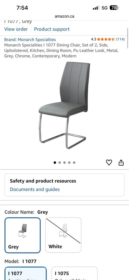 Dining Chair Set - 6 Chairs - photo 5