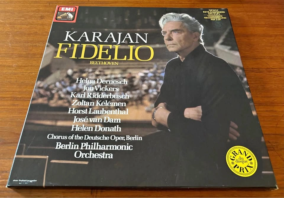Beethoven's Fidelio 2-LP Vinyl Box Set (Karajan)