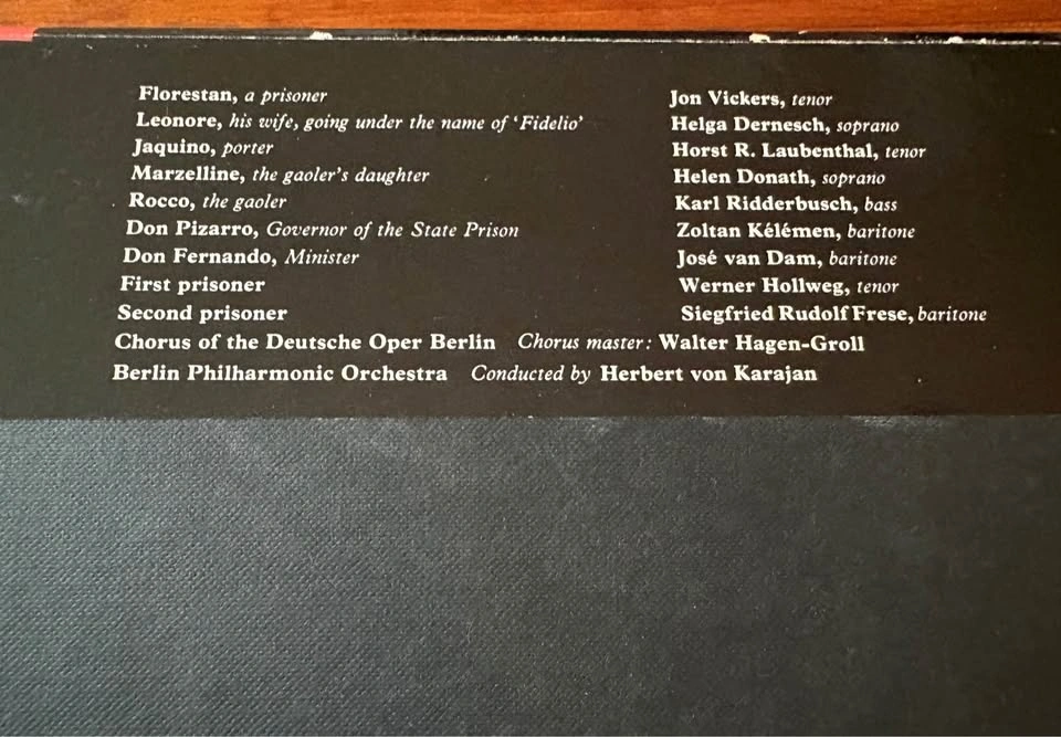 Beethoven's Fidelio 2-LP Vinyl Box Set (Karajan) - photo 5