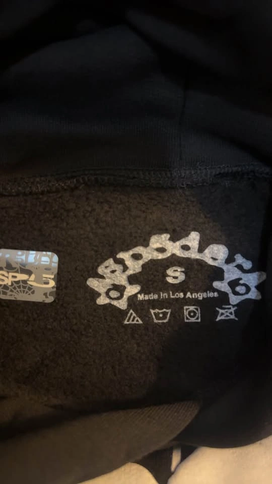 Black OG Web Sp5der Hoodie - photo 2