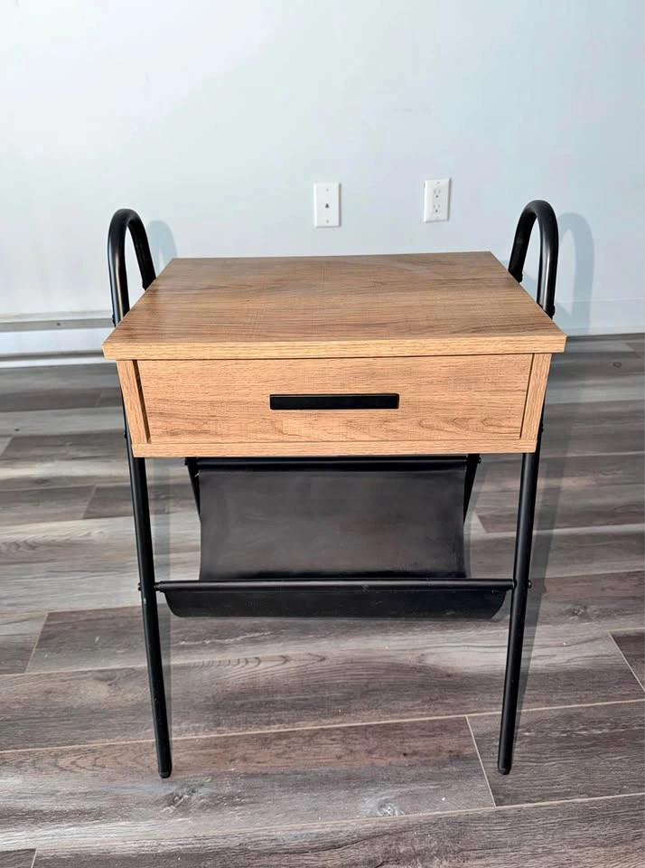 Small Side Table / Nightstand with Storage