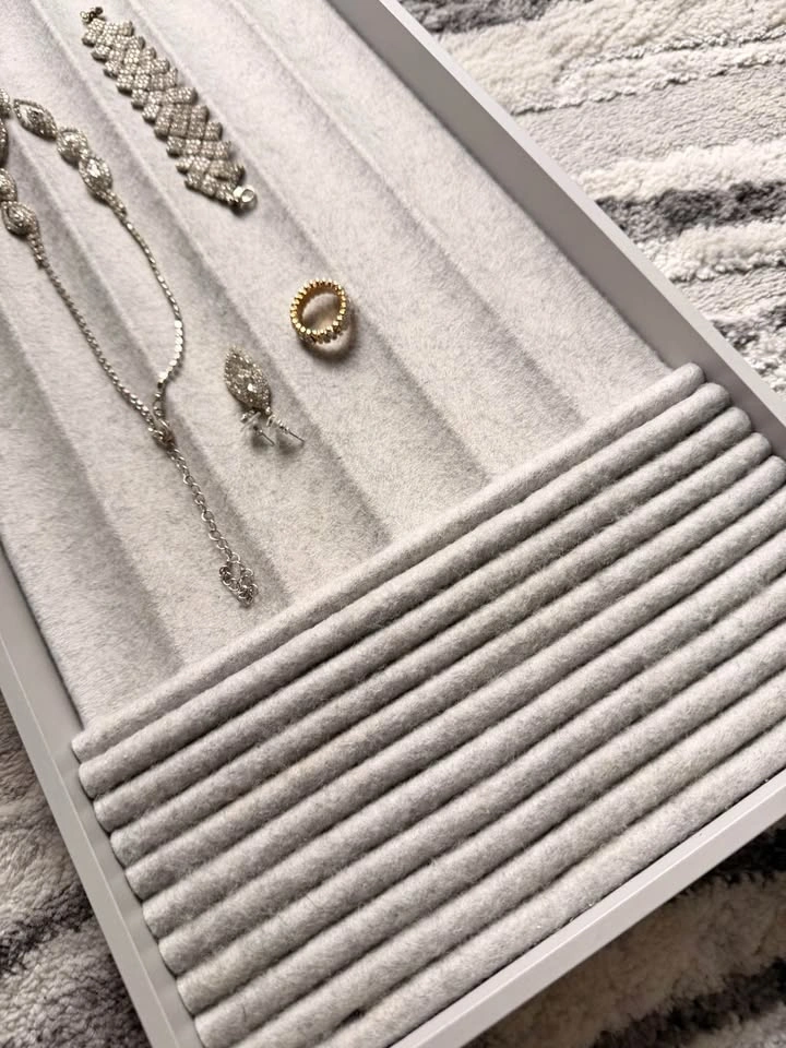 Two Jewelry Organizer Trays - Light Grey - photo 4