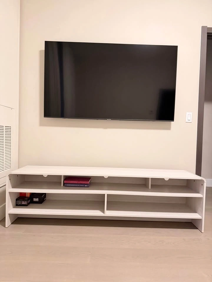 White TV Stand / Media Console - photo 3