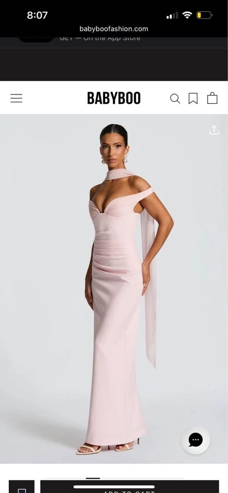 (New with tags) size xsmall pink gown - photo 2