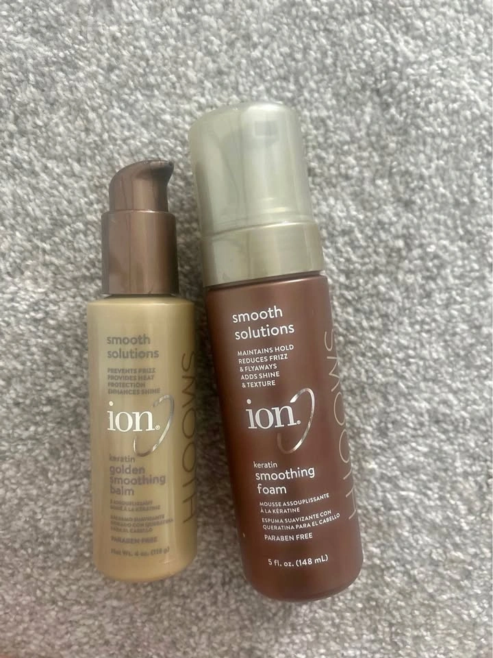 Ion hair smoothing balm & foam
