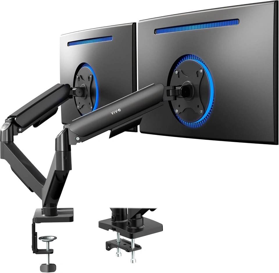 Vivo Dual Monitor VESA Desk Mount - Black - $40