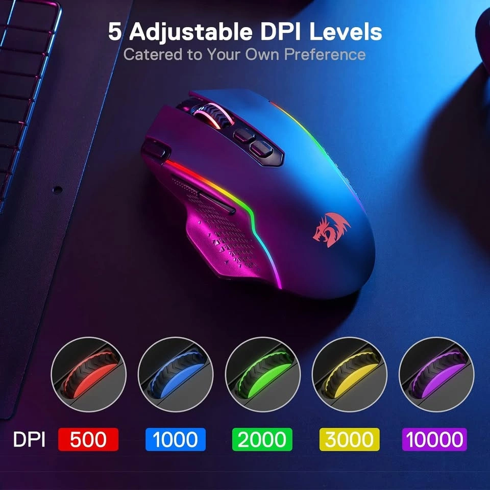 NEW Redragon M810 Pro Wireless Gaming Mouse - 10000 DPI - $15 - photo 5