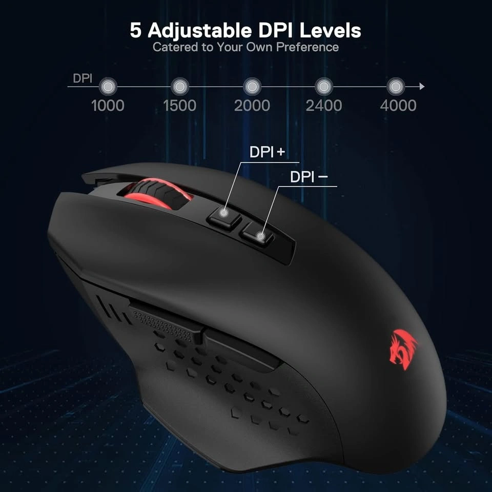 NEW Redragon M656 Gainer Wireless Gaming Mouse - 4000 DPI - $10 - photo 5