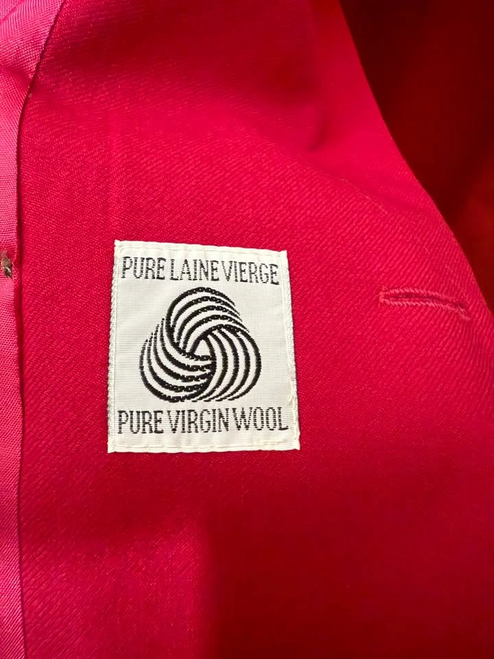 Fuchsia 100% Wool Blazer - Size 12 Petite - photo 5