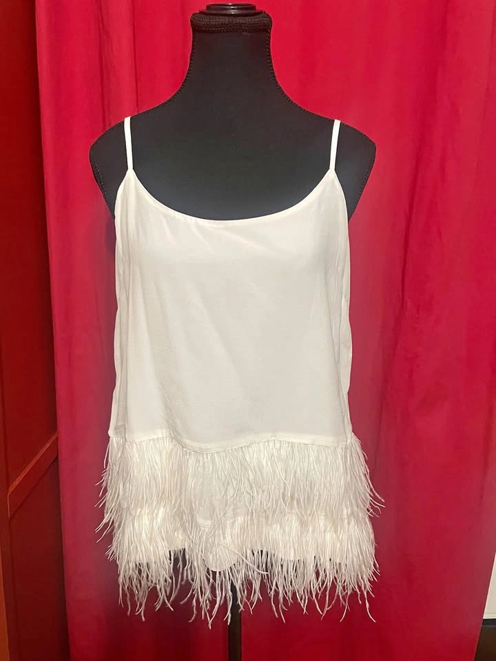 Design Lab Real Feathers Tencel Camisole M