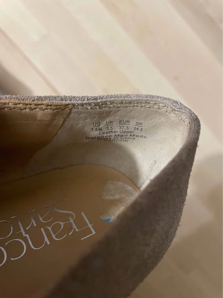 Franco Sarto Size 8 Loafer Pardon Suede Flats Shoes Women's - photo 4