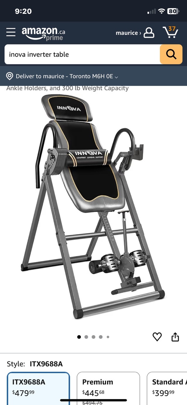 Innova Inversion Table