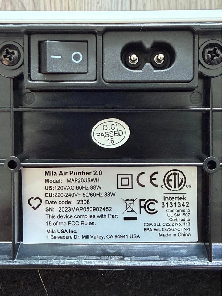 2 Mila Air Purifier + 3 New Filters - photo 3