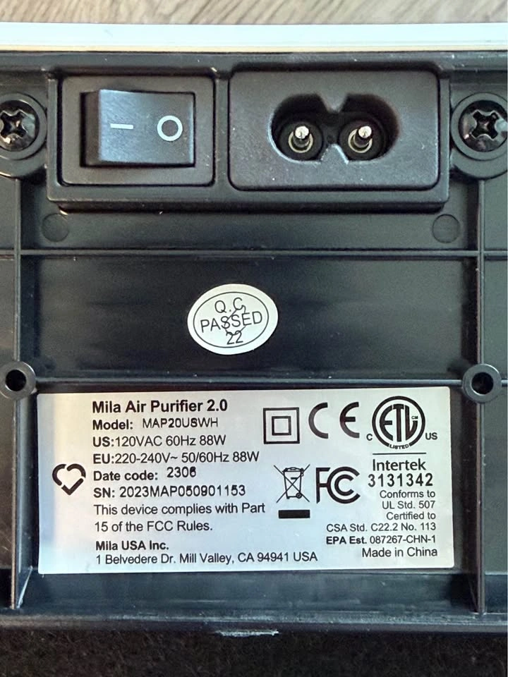 2 Mila Air Purifier + 3 New Filters - photo 4