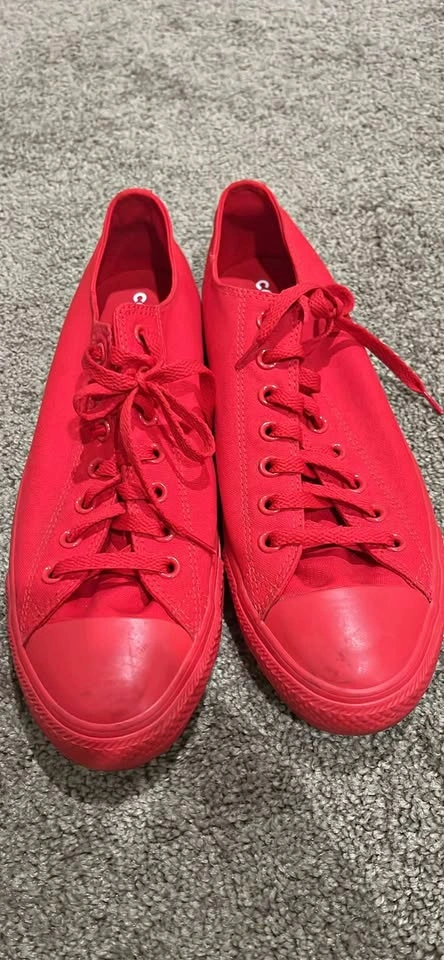 Converse Red on Red Sneakers