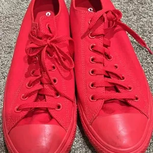Converse Red on Red Sneakers
