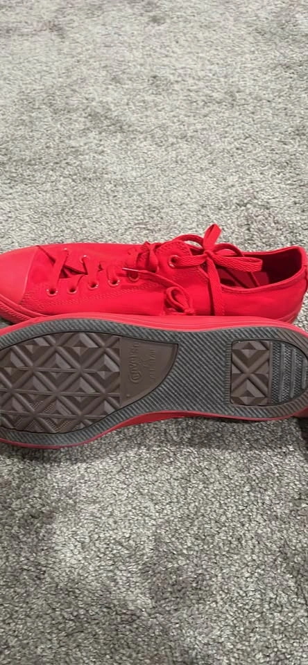 Converse Red on Red Sneakers - photo 3
