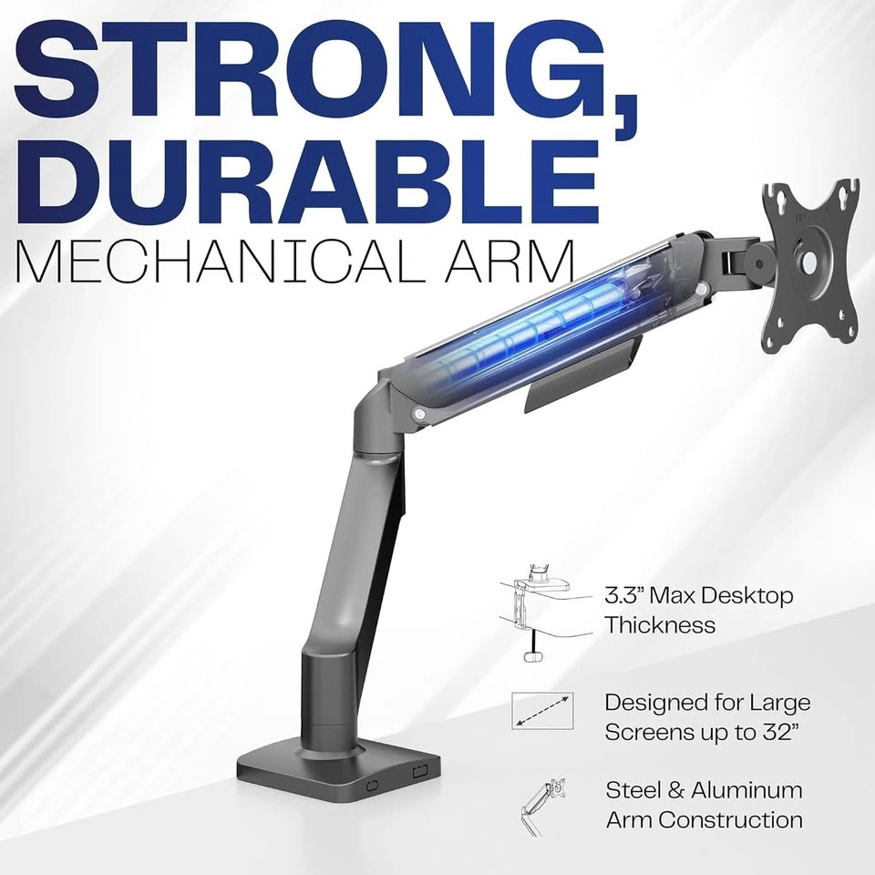 BRAND NEW VIVO Single 17-32" Monitor Arm BLACK - $25 - photo 2