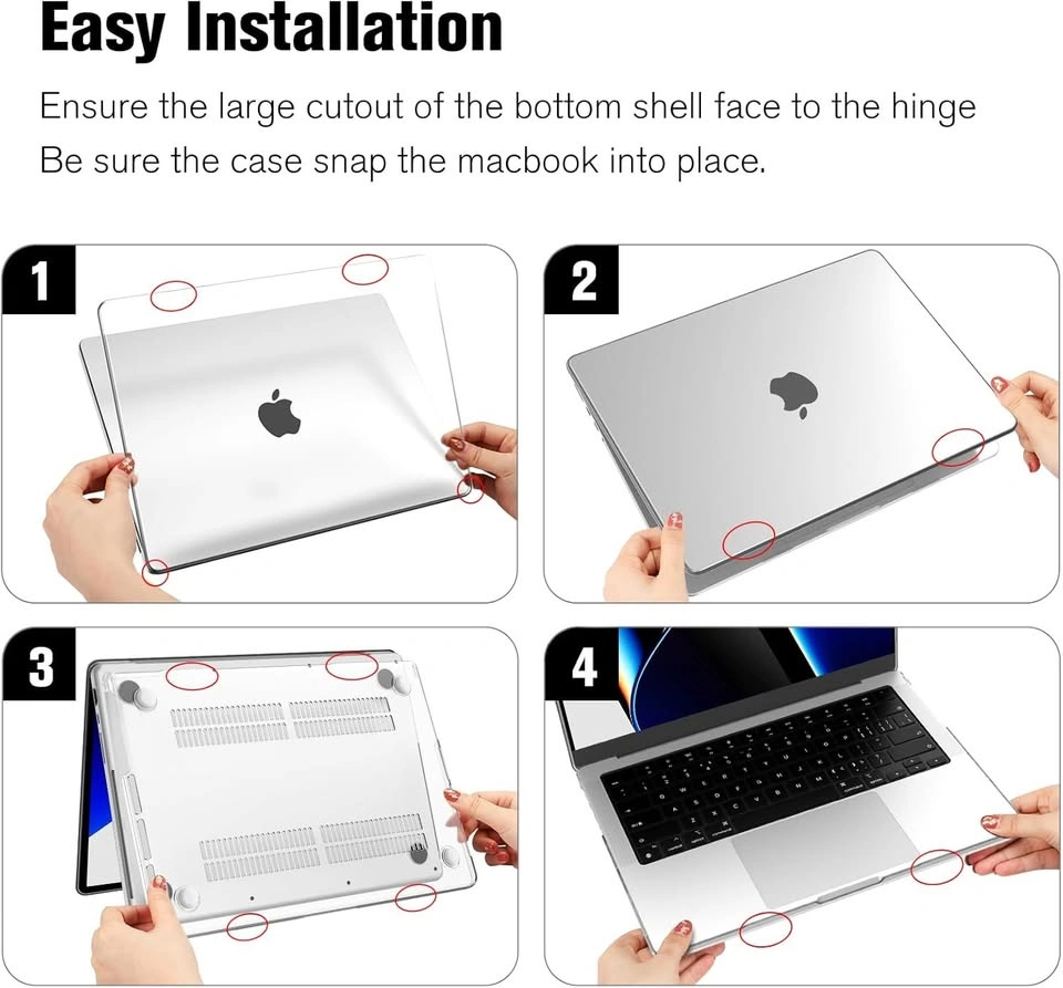 BRAND NEW Apple Macbook Pro 14 Inch Hard Shell Clear Case - $5 - photo 3